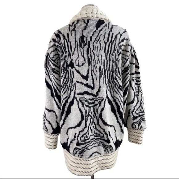 NINA MARTINI Vintage Animal Print Sweater size L - Picture 5 of 9